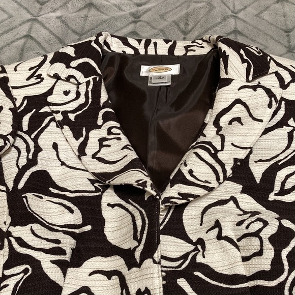 Talbots cotton linen blend blazer size 10 - Picture 10 of 11